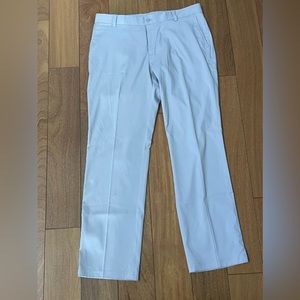 Under Armour Mens Straight Light Grey Golf Pants Sz 34/32